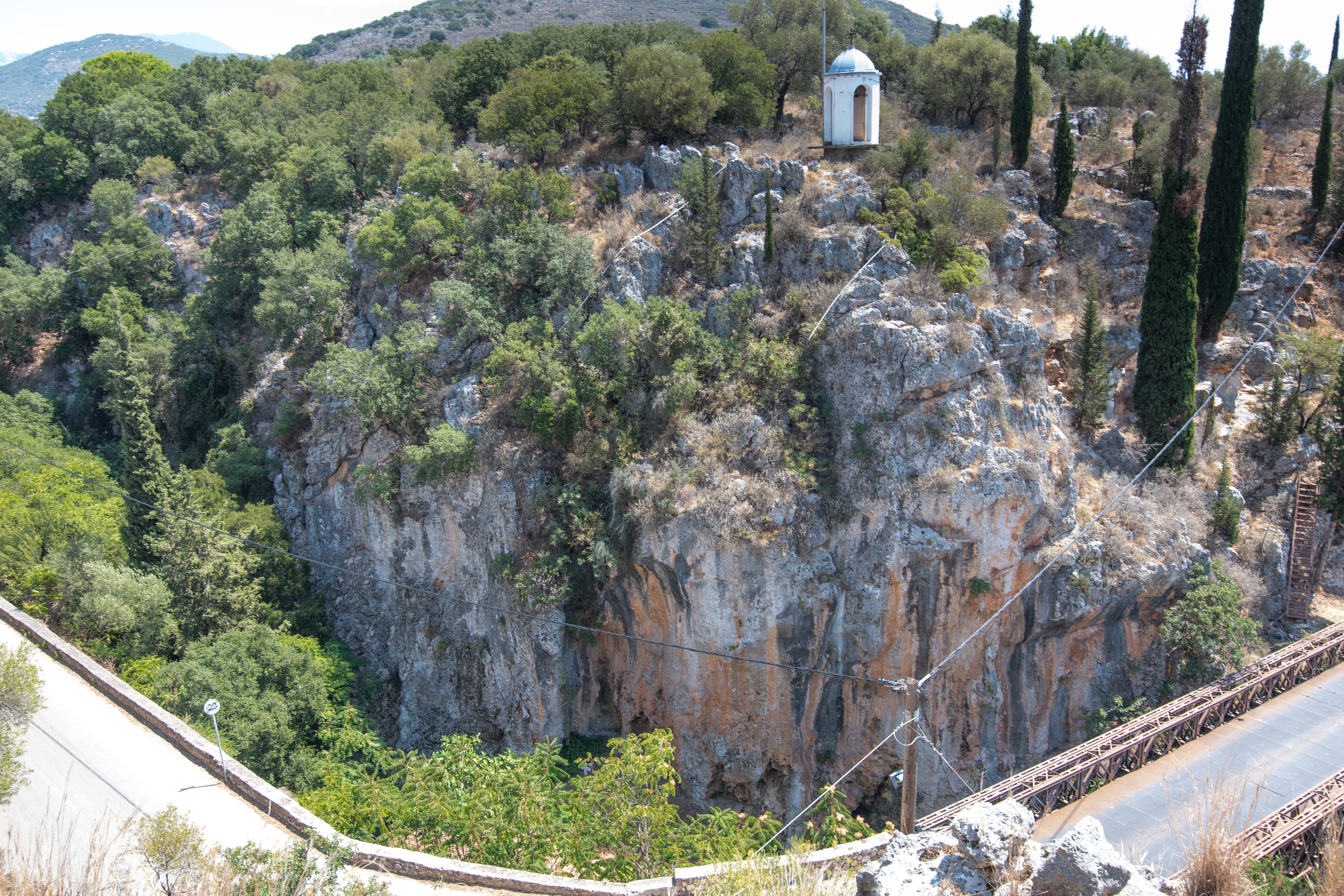 View of the Gorge of Agia Varvara 