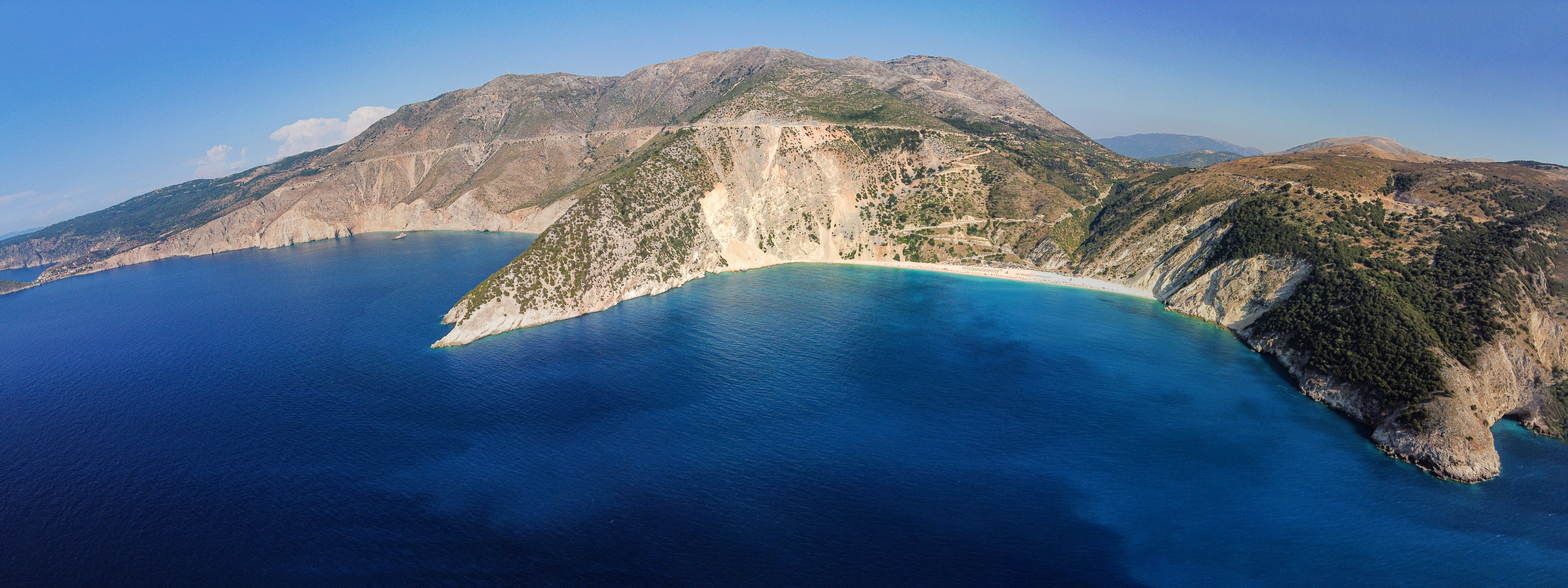 View of Myrtos Bay from the west